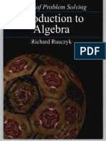 Richard Rusczyk - Introduction To Algebra (The Art of Problem Solving) (2007, AoPS Incorporated) PDF