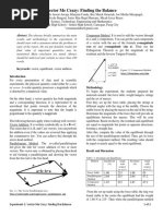 Vector Me Crazy: Finding The Balance: Abstract. The Abstract Briefly Summarizes The Main