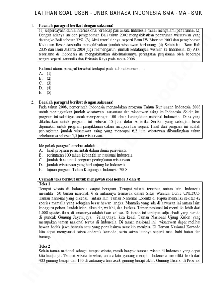 Soal Bind Ainamulyana Blogspot Com