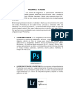 Programas de Adobe