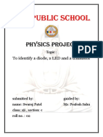 Mbs Public School: Physics Project