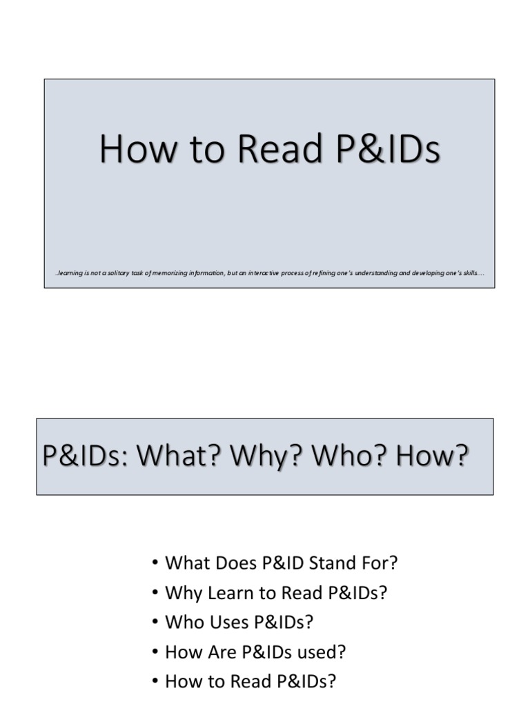 Understanding P&IDs: A Guide | PDF | Scada | Programmable Logic Controller