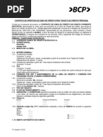 Contrato Tarjeta Debito BCP 2019 Bolivia