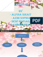 Narrative Text BY - Alfina Sirait - Azmi Sophia - Dewi Mutiara - Rahmi Kartika