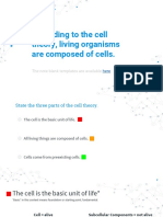 1.1.U1 According To The Cell Theory, Living Organisms Are Composed of Cells