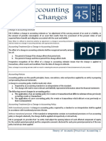 Change in Accounting Estimate