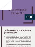 Indicadores de Generación de Valor