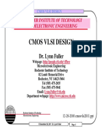 Cmos Vlsi Design: Dr. Lynn Fuller