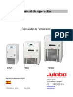 Manual de operación recirculadores refrigeración F250 F500 F1000
