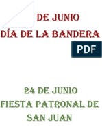 07 de Junio Día de La Bandera