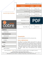 Ficha Técnica Cobre