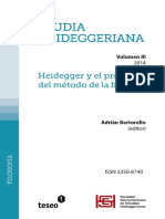 Bertorello Adrian - Studia Heideggeriana 03 - Heidegger Y El Problema Del Metodo De La Filosofia.pdf