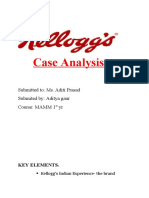KELLOGG Case Analysis