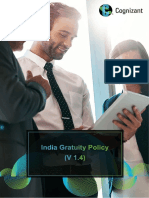 India Gratuity Policy Summary