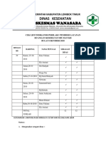 Indikator Perilaku Bulan Oktober