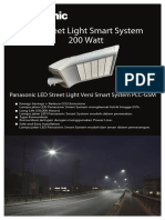 Panasonic 200W LED Street Light with PLC-GSM Smart System