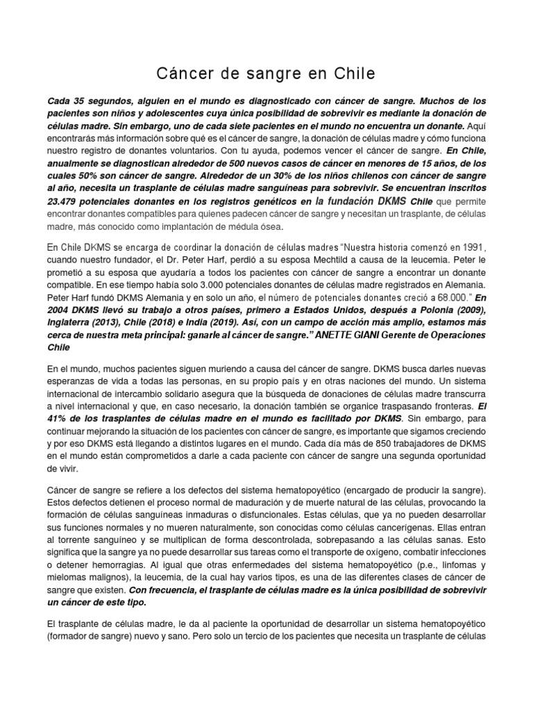 Que Es El Dkms En Chile