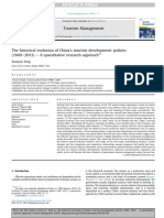 The Historical Evolution of China's Tourism Development Policies (1949 2013) A Quantitative Research Approach Xiaoyun Tang