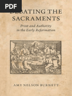 Debating The Sacraments: Print and Authority in The Early Reformation