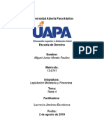 Tarea 4 Legislacion Monetaria y Financiera Miguel Junior Moreta