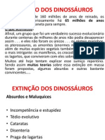 Extinção Dos Dinossáuros