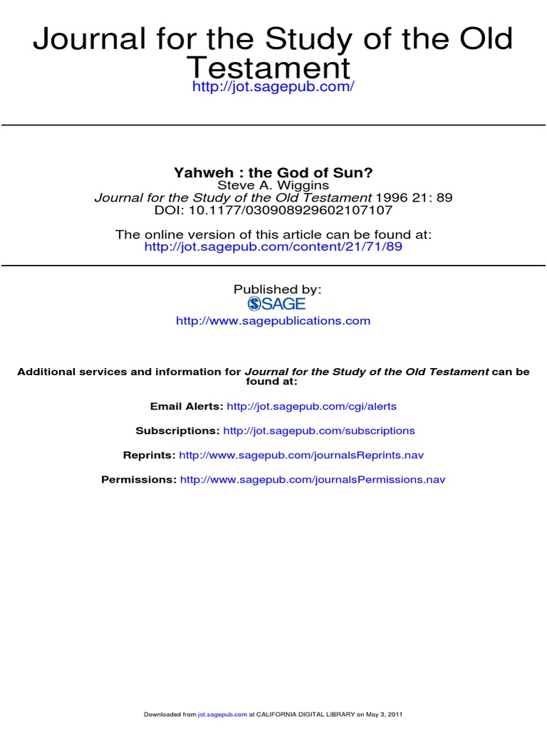 Yahweh The God Of Sun Download Free Pdf Yahweh Sodom And Gomorrah