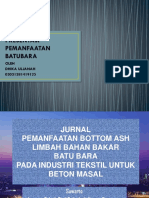 Ppt Pemanfaatan Bottom Ash Limbah Bahan Bakar