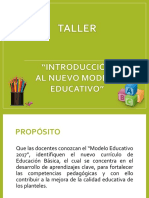 Presentacion Taller Introduccion Al Nuevo Modelo Educativo