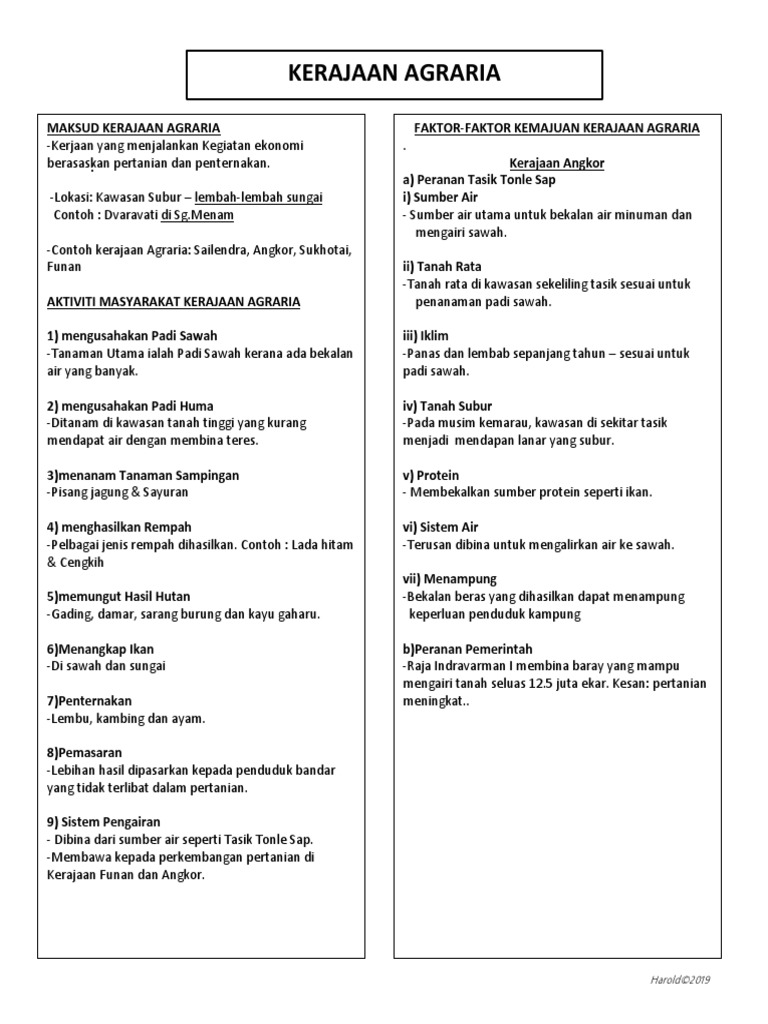 Nota Kerajaan Agraria Dan Maritim  PDF