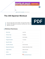 The 300 Spartan Workout - Muscle & Strength