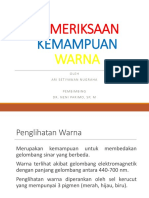 Pemeriksaan Kemampuan Warna