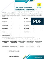 Komitmen Raker K1+