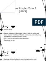 Herpes Simplex Virus 1 (HSV1)