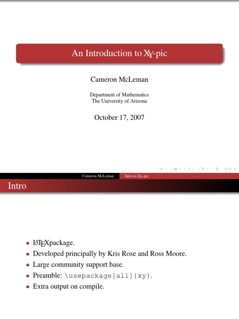 Introduction to XY-pic Diagrams | PDF | Mathematical Objects | Abstract ...