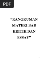 B Indo Kritik Dan Esai