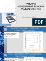 Panduan Menggambar Rencana Pondasi