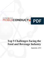 Top 5 Challenges Facing The Food and Beverage Industry: September, 2013