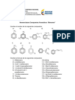 Nomenclatura de compuestos aromáticos bencénicos