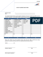 IT GA Qhse Finance / Accounting: Facility Clearence Sheet Form