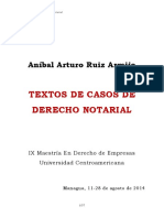 Texto de Casos - Práctica Notarial - IX MDE - UCA