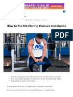 How To Fix Rib Flaring Posture Imbalance