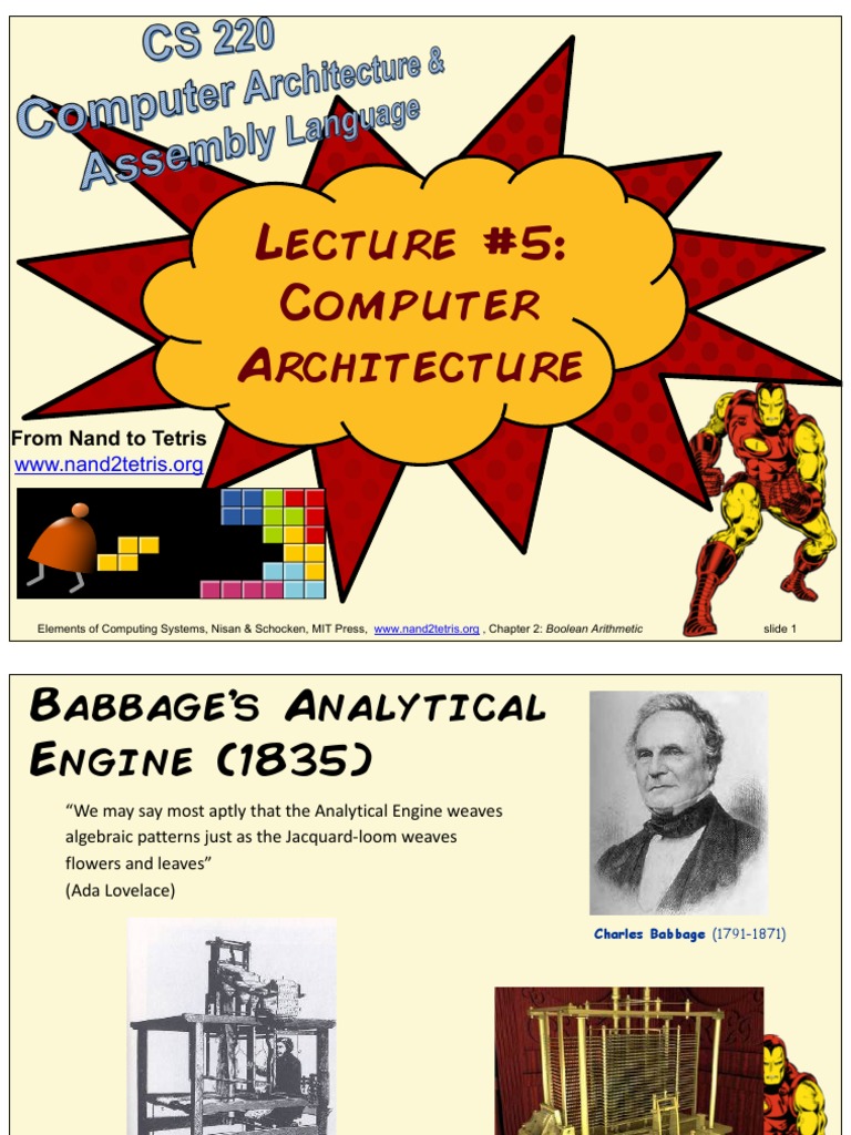 Boolean Arithmetic in Computer Architecture | PDF | Central Processing ...