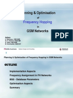  Planning and Optimization of in Gsm