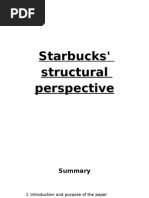 Download Starbucks Structural Perspective by Loly Matkovic Wimalasooriyar Trk SN42040742 doc pdf