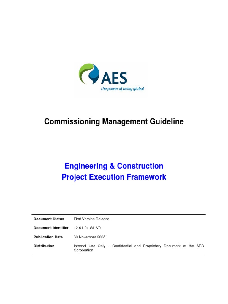 Commissioning Management Guidelines | PDF | Calibration | Instrumentation