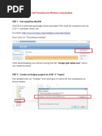 Step 1: First Install The Mingw: Freertos Simulator Test Procedure For Windows Using Eclipse