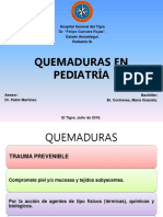 Quemaduras en Pediatría