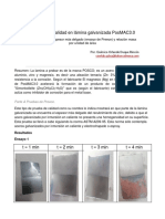 Informe Pruebas Lamina PosMAC 3.0