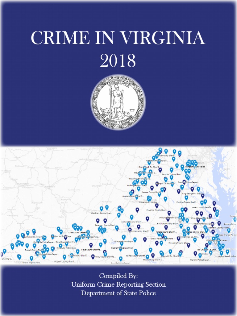 Crime in Virginia 2018 PDF | PDF | Uniform Crime Reports | Theft