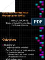 Medinfo Effective Professional Presentation Skills